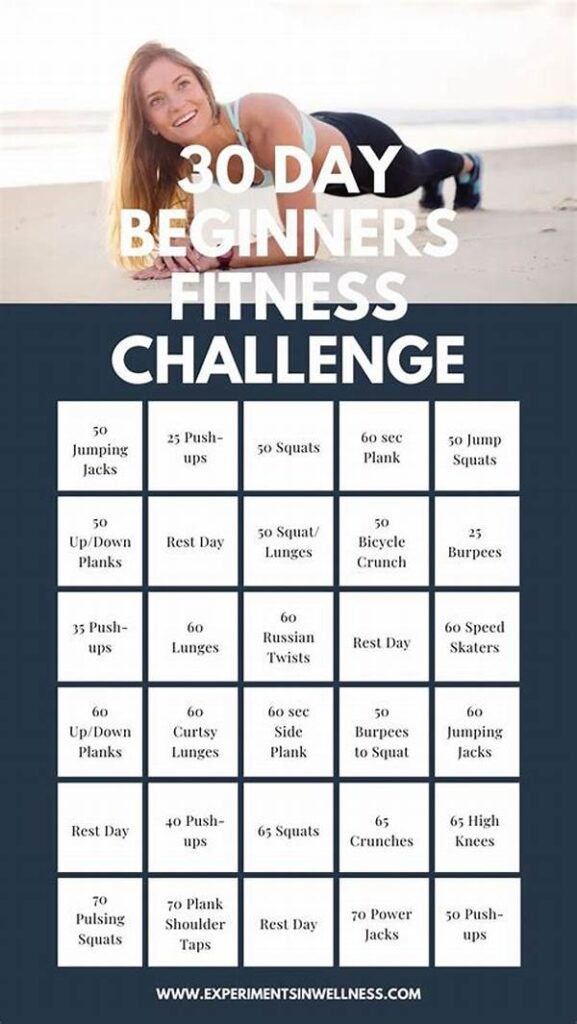 At-home Fitness Challenge For Beginners