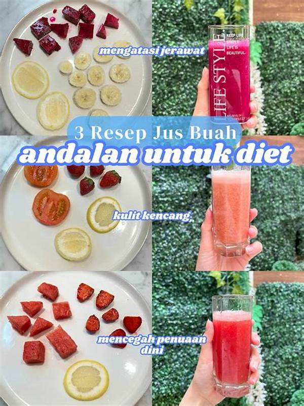 Resep Jus Sehat Untuk Diet