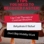 Your Recovery Matters: How Cold Showers Immediately Reduce Post-workout Inflammation!